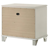Olivia 2-drawer Nightstand Bedside Table Pearl White - Home Elegance USA