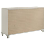 Olivia 6-drawer Dresser Cabinet Pearl White - Home Elegance USA