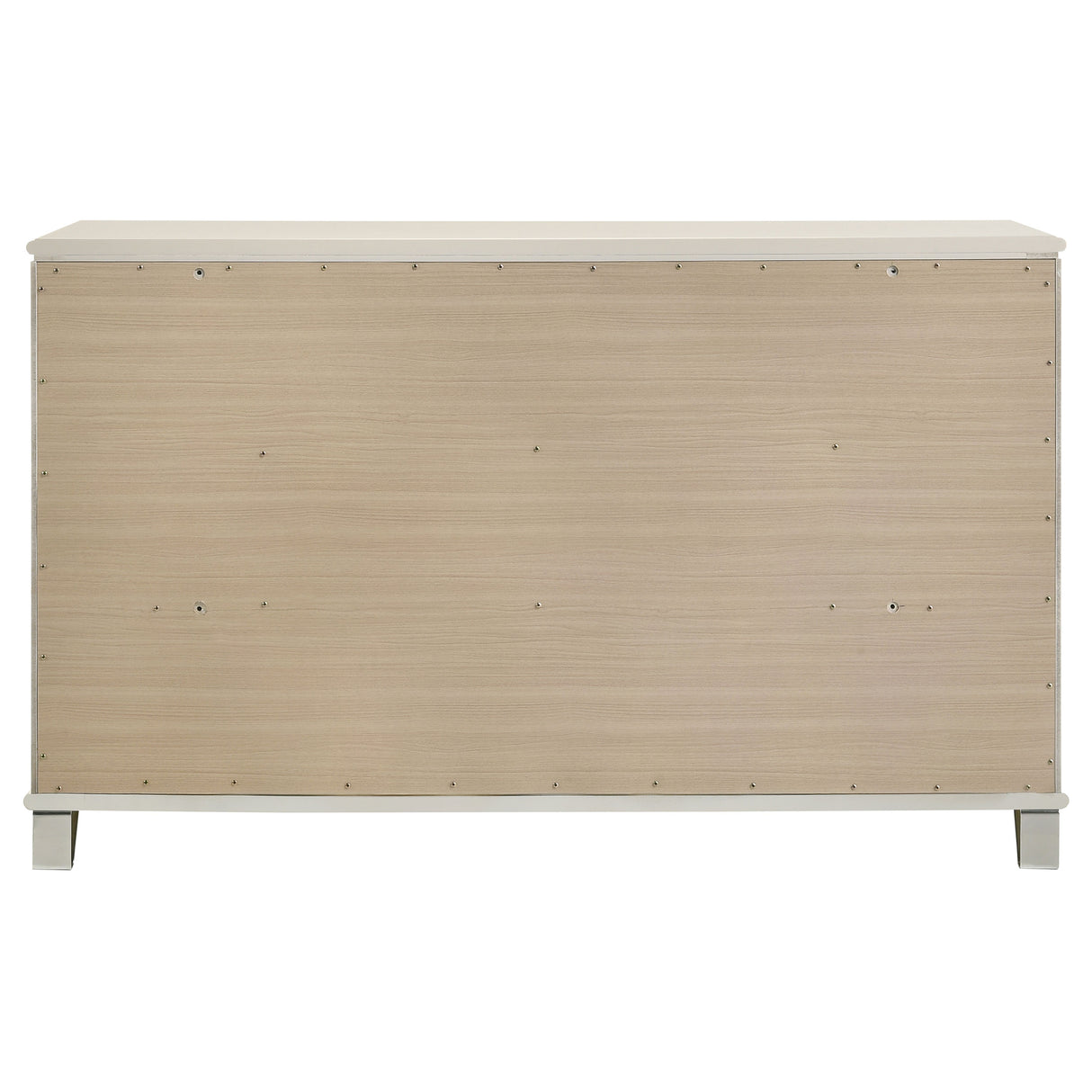 Olivia 6-drawer Dresser Cabinet Pearl White - Home Elegance USA