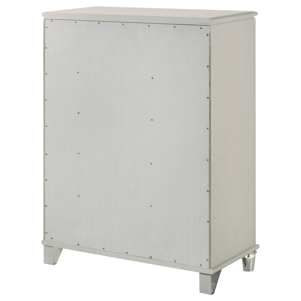 Olivia 5-drawer Bedroom Chest of Drawers Pearl White - Home Elegance USA