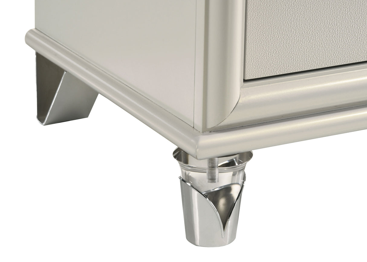 Olivia 5-drawer Bedroom Chest of Drawers Pearl White - Home Elegance USA