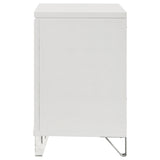 Marmore 2-drawer Nightstand Bedside Table White - Home Elegance USA