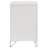 Marmore 2-drawer Nightstand Bedside Table White - Home Elegance USA