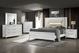 Marmore 9-drawer Dresser and LED Mirror White - Home Elegance USA