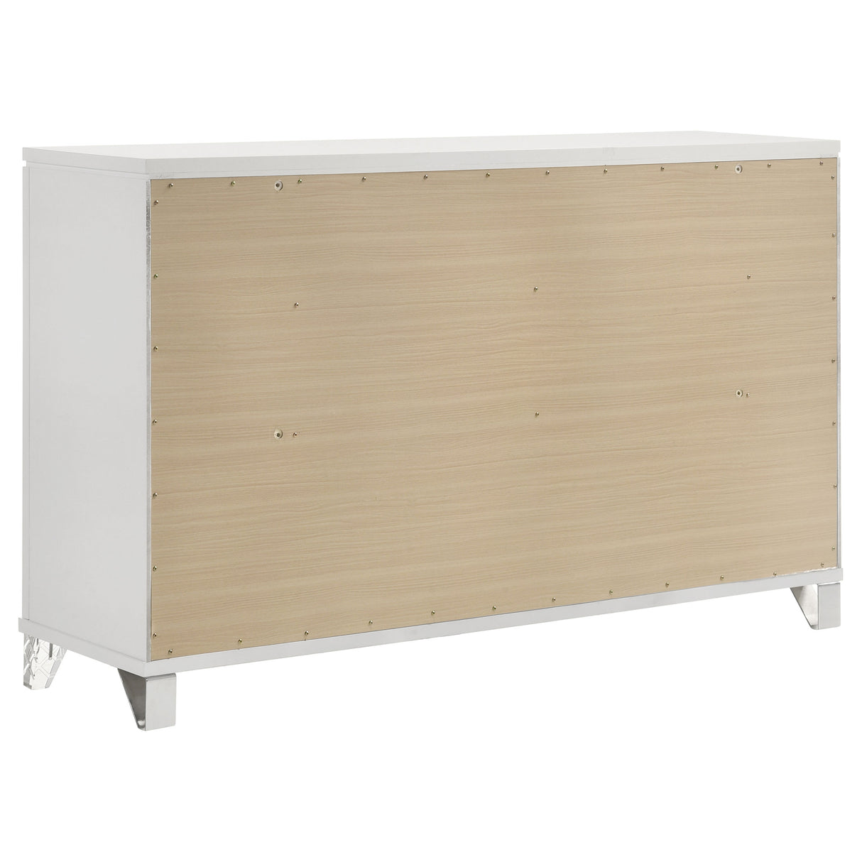 Marmore 9-drawer Dresser Cabinet White - Home Elegance USA