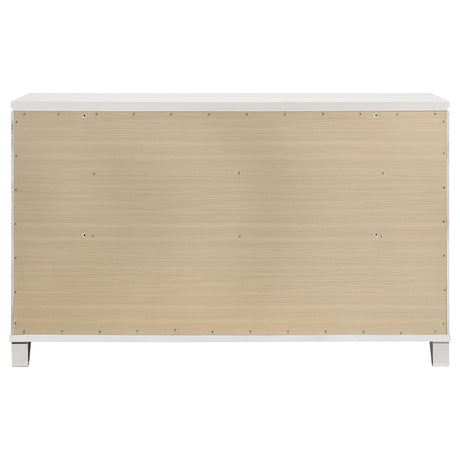 Marmore 9-drawer Dresser Cabinet White - Home Elegance USA