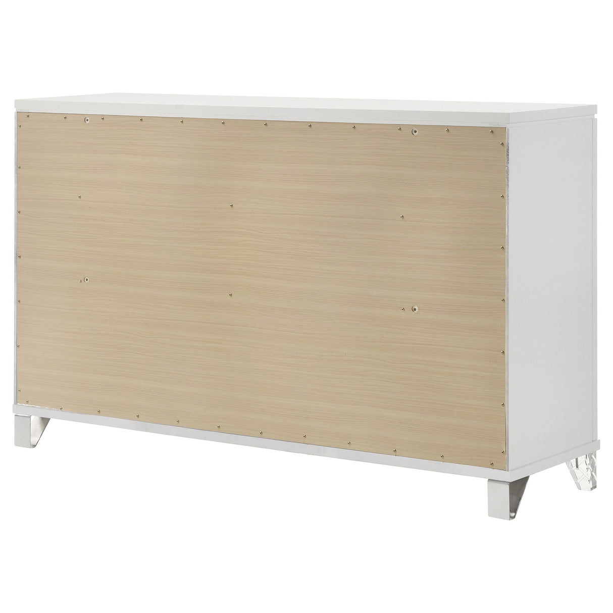 Marmore 9-drawer Dresser Cabinet White - Home Elegance USA
