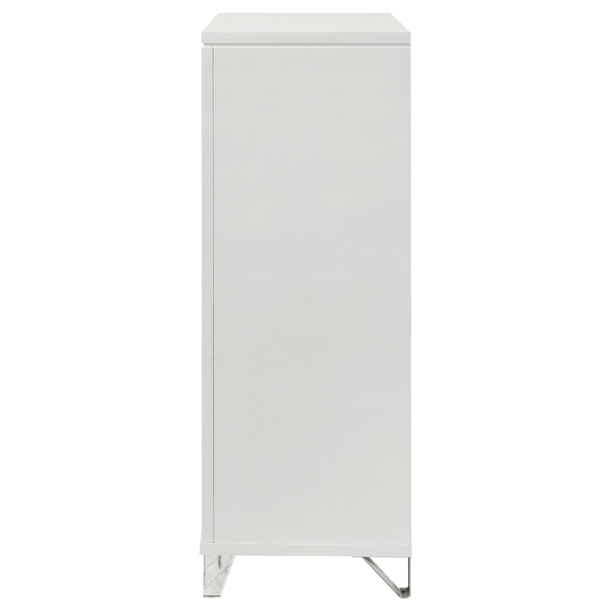 Marmore 5-drawer Bedroom Chest of Drawers White - Home Elegance USA