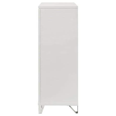 Marmore 5-drawer Bedroom Chest of Drawers White - Home Elegance USA
