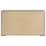 Ives 6-drawer Dresser Cabinet Grey High Gloss - Home Elegance USA