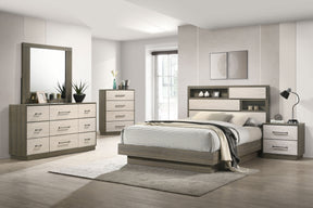 Fenwick 5-piece Eastern King Bedroom Set Grey Oak - sold by Home Elegance USA