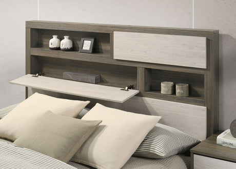 Fenwick 4-piece Queen Bedroom Set Grey Oak - sold by Home Elegance USA