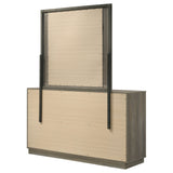 Fenwick 9-drawer Dresser with Mirror Grey Oak - Home Elegance USA
