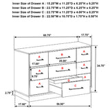 Fenwick 9-drawer Dresser Grey Oak - Home Elegance USA