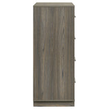 Fenwick 4-drawer Chest of Drawers Grey Oak - Home Elegance USA