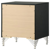 Lucia 2-drawer Nightstand Bedside Table Black - Home Elegance USA