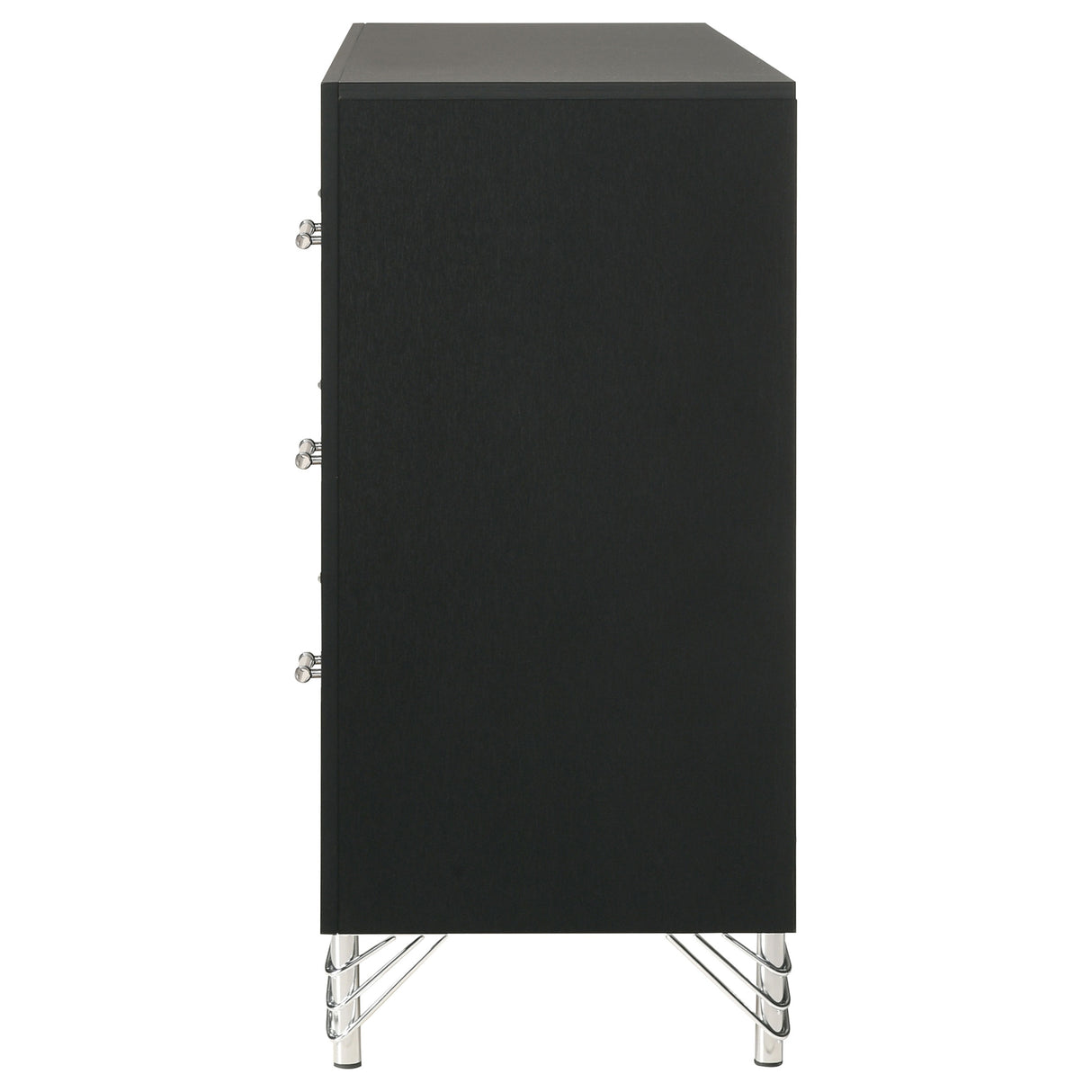Lucia 6-drawer Dresser Cabinet Black - Home Elegance USA