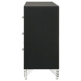 Lucia 6-drawer Dresser Cabinet Black - Home Elegance USA