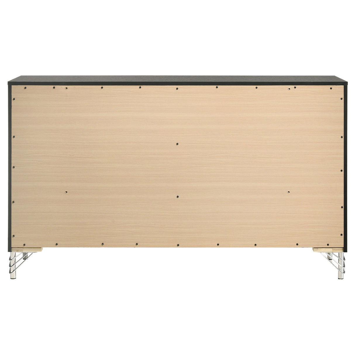 Lucia 6-drawer Dresser Cabinet Black - Home Elegance USA