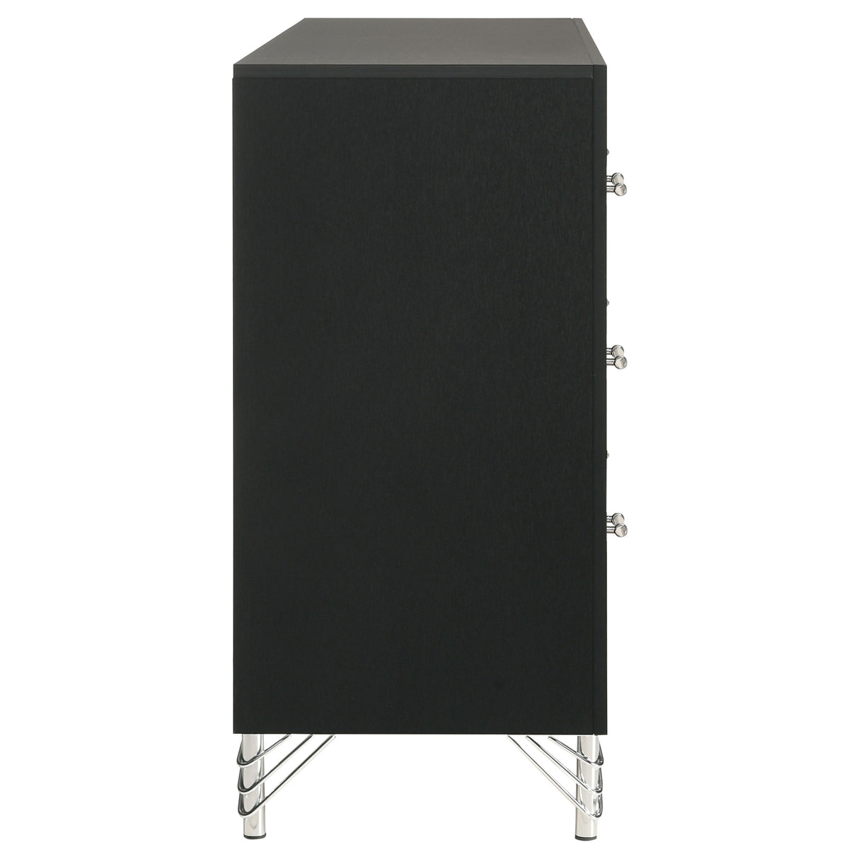 Lucia 6-drawer Dresser Cabinet Black - Home Elegance USA