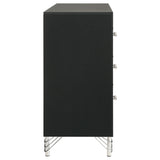Lucia 6-drawer Dresser Cabinet Black - Home Elegance USA