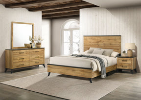 Kaywood 4-piece Queen Bedroom Set Natural Pine - sold by Home Elegance USA