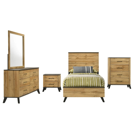 Kaywood 5-piece Twin Bedroom Set Natural Pine - sold by Home Elegance USA