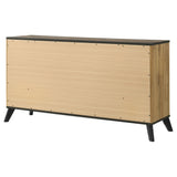Kaywood 6-drawer Dresser Cabinet Natural Pine - Home Elegance USA