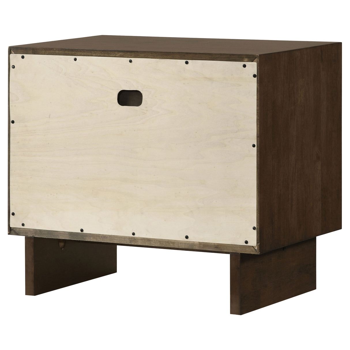 Glenwood 2-drawer Nightstand Bedside Table Warm Brown - Home Elegance USA