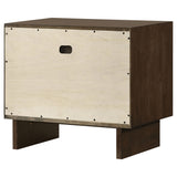 Glenwood 2-drawer Nightstand Bedside Table Warm Brown - Home Elegance USA
