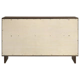 Glenwood 6-drawer Dresser Cabinet Warm Brown - Home Elegance USA
