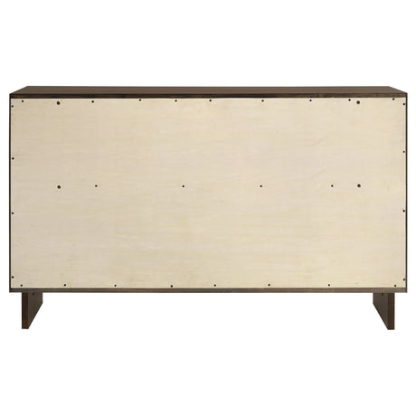Glenwood 6-drawer Dresser Cabinet Warm Brown - Home Elegance USA