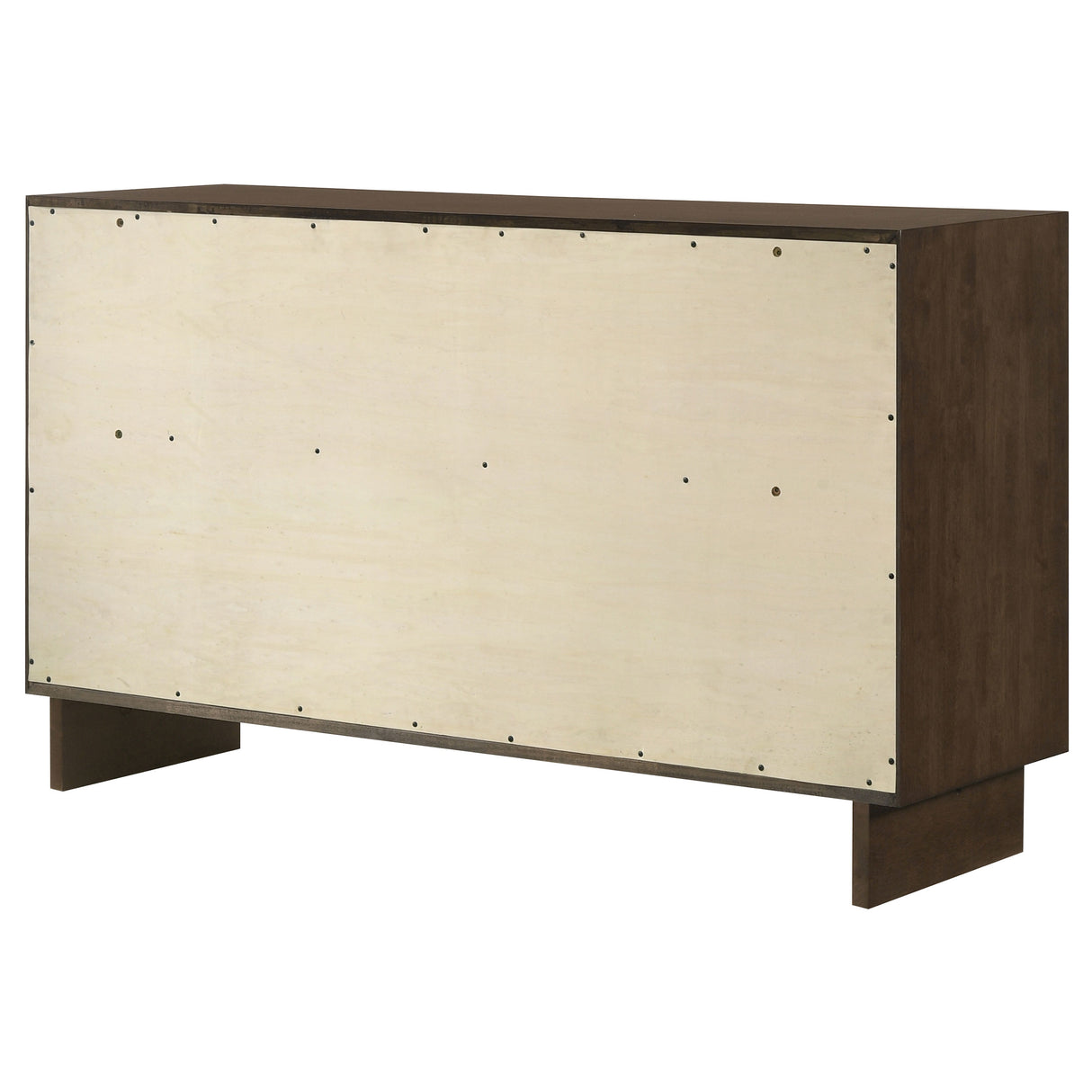 Glenwood 6-drawer Dresser Cabinet Warm Brown - Home Elegance USA