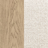 Kailani 49-inch Queen Wingback Bed Beige Oak