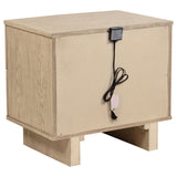 Kailani 2-drawer Nightstand Bedside Table Beige Oak - Home Elegance USA