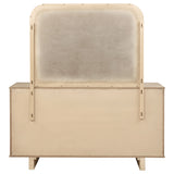 Kailani 9-drawer Dresser and Mirror Beige Oak - Home Elegance USA