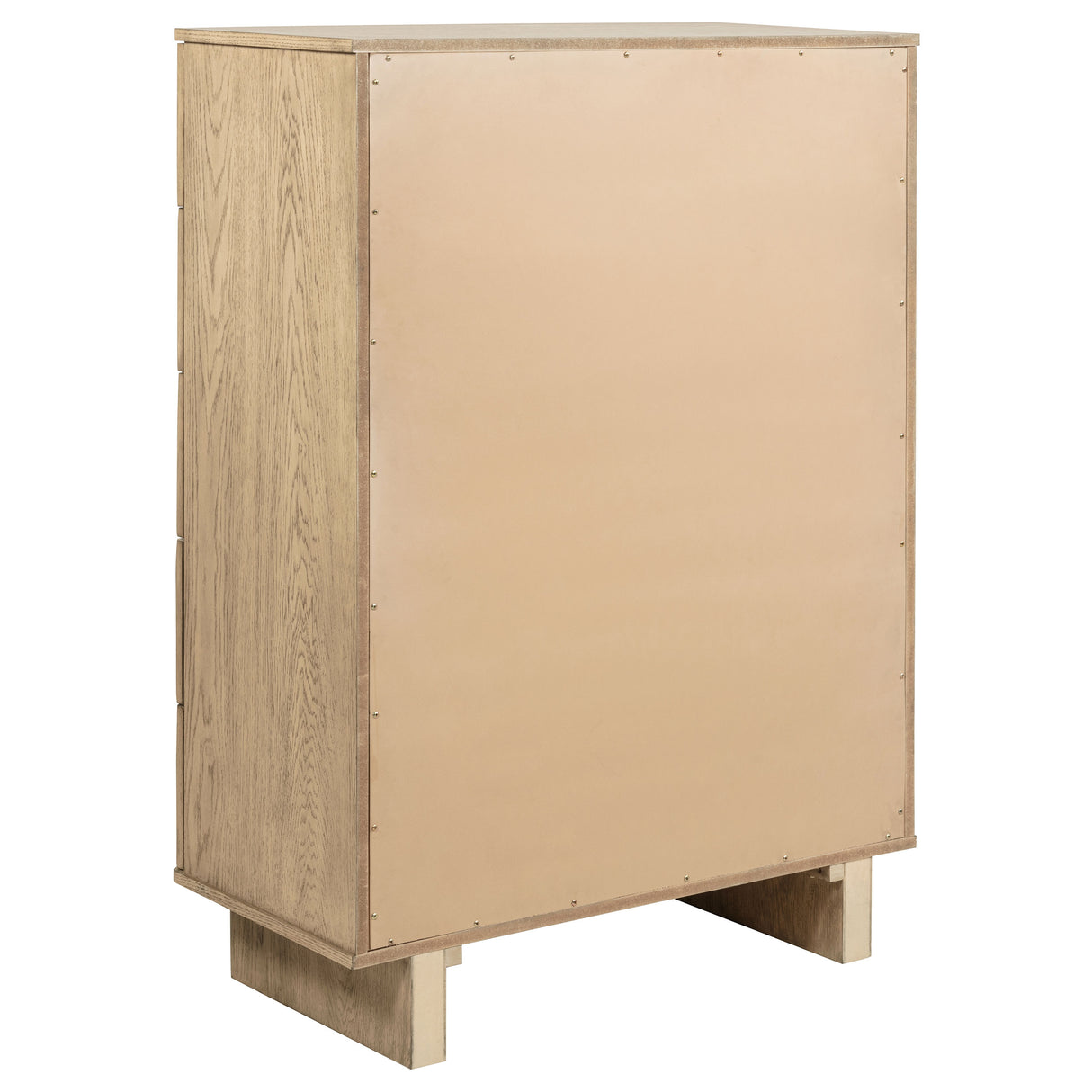 Kailani 5-drawer Bedroom Chest of Drawers Beige Oak - Home Elegance USA