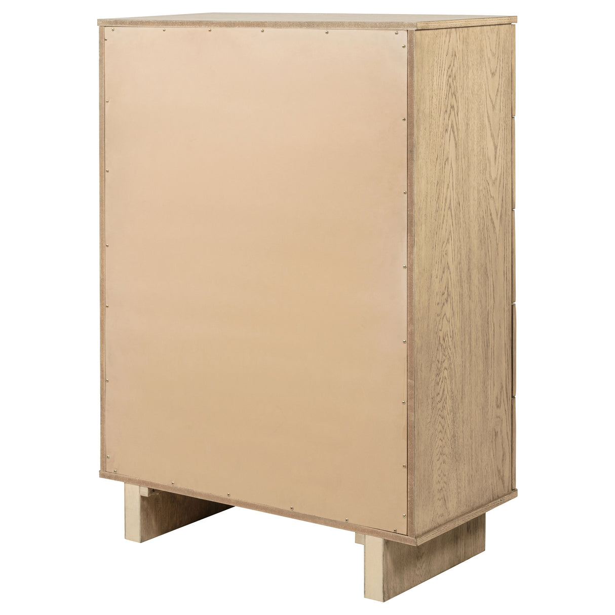 Kailani 5-drawer Bedroom Chest of Drawers Beige Oak - Home Elegance USA