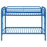 Twin / Twin Bunk Bed - Morgan Twin Over Twin Bunk Bed Blue