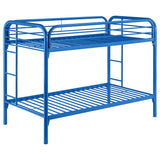 Twin / Twin Bunk Bed - Morgan Twin Over Twin Bunk Bed Blue