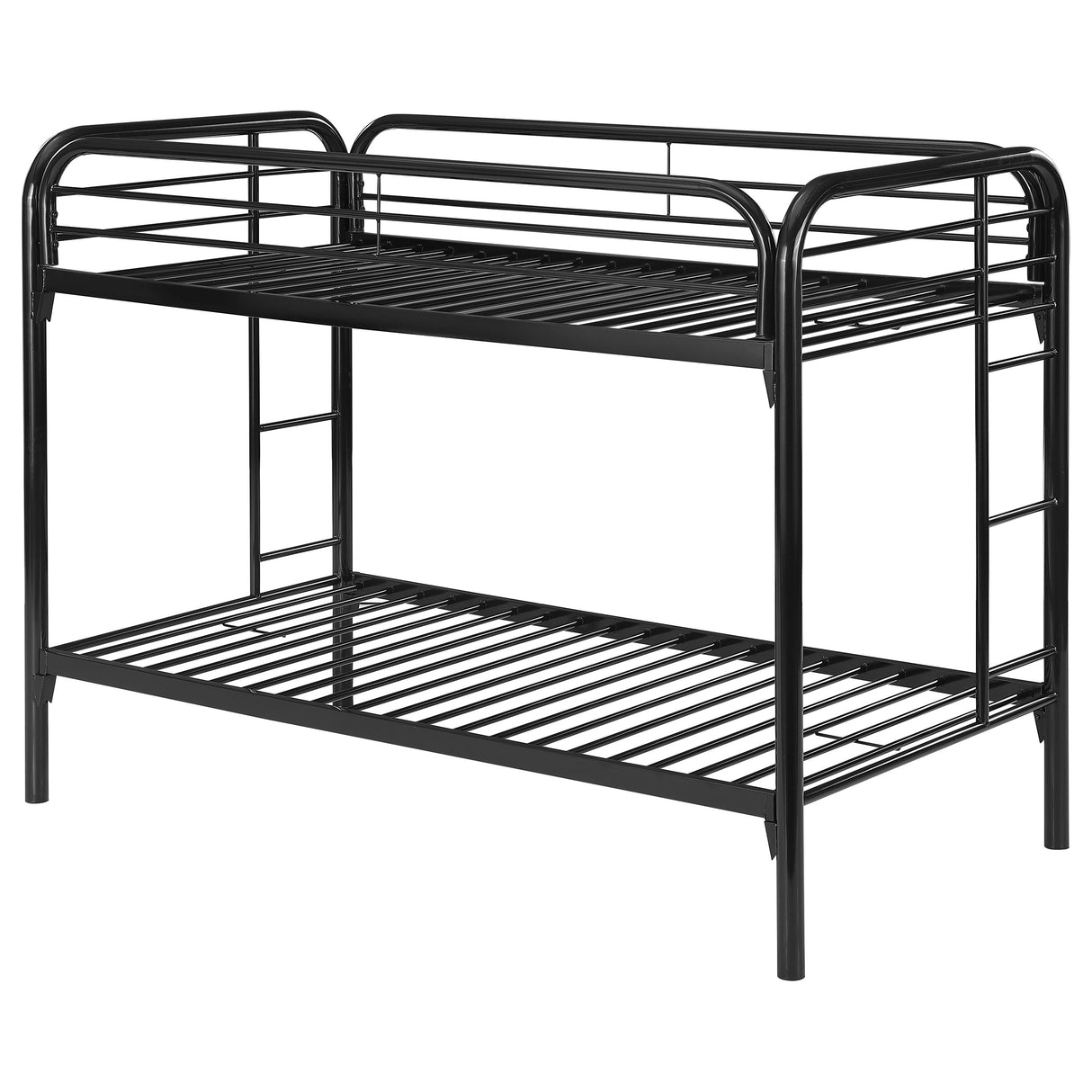 Twin / Twin Bunk Bed - Morgan Twin Over Twin Bunk Bed Black