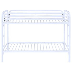 Twin / Twin Bunk Bed - Morgan Twin Over Twin Bunk Bed White