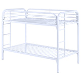 Twin / Twin Bunk Bed - Morgan Twin Over Twin Bunk Bed White