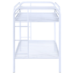 Twin / Twin Bunk Bed - Morgan Twin Over Twin Bunk Bed White