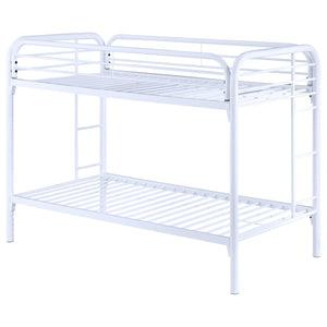 Twin / Twin Bunk Bed - Morgan Twin Over Twin Bunk Bed White