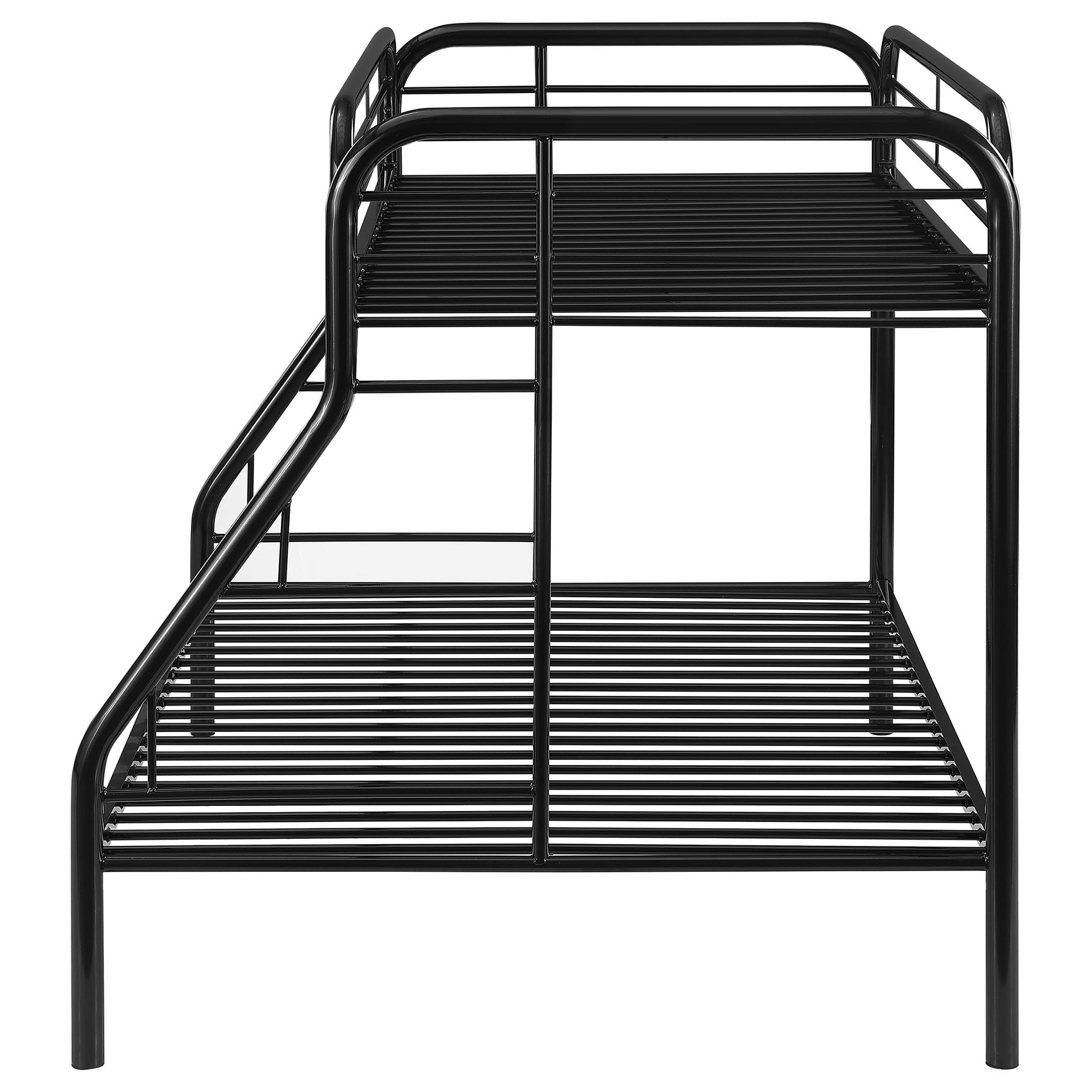 Twin / Full Bunk Bed - Morgan Twin Over Full Bunk Bed Black