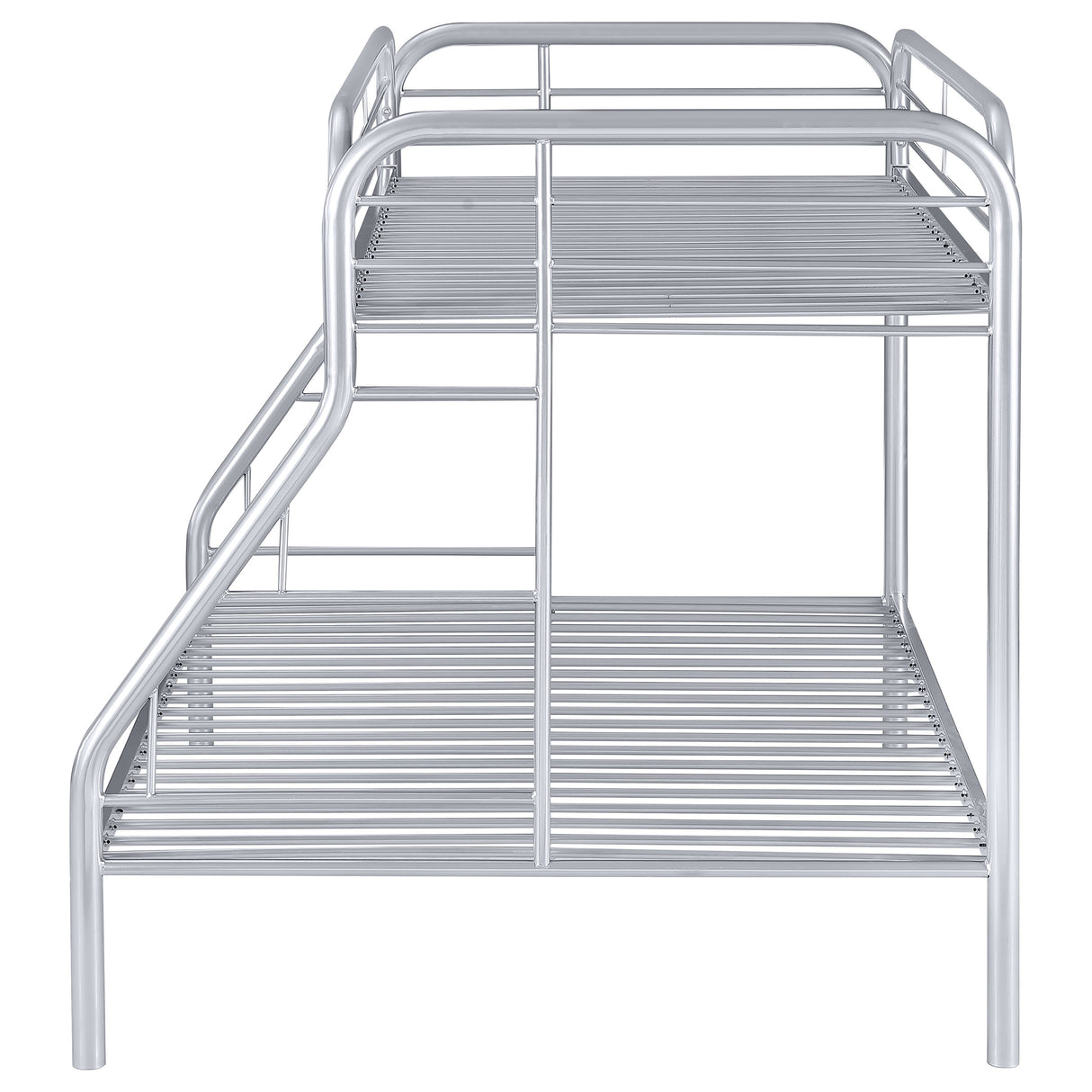 Twin / Full Bunk Bed - Morgan Twin Over Full Bunk Bed Silver