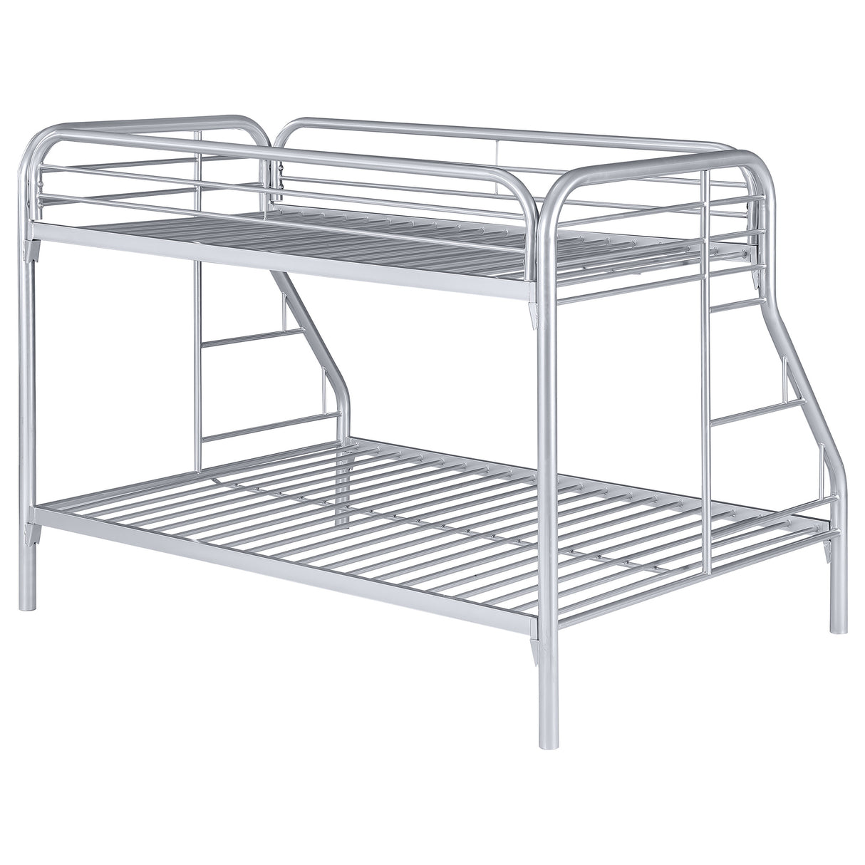 Twin / Full Bunk Bed - Morgan Twin Over Full Bunk Bed Silver