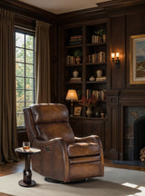 Commerce And Market Round Side Table - Dark Brown by Hooker Furniture - View 5