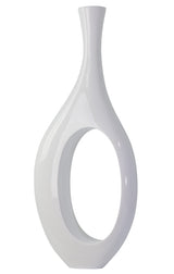 Trombone Vase // Small White  | Finesse